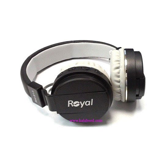 Picture of هدفون رویال مشکی مدل ROYAL wireless Headphone RH-813