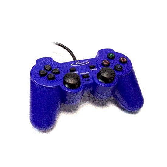 Picture of دسته بازی تک شوکدار آبی ونوس ps2