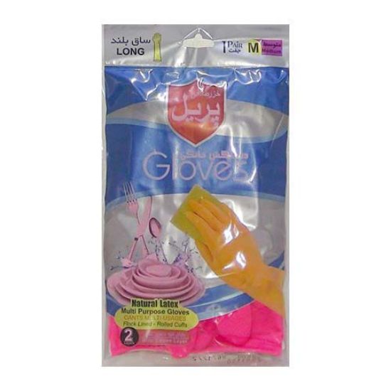 دستکش خانگی ساق بلند پریل سایز متوسط