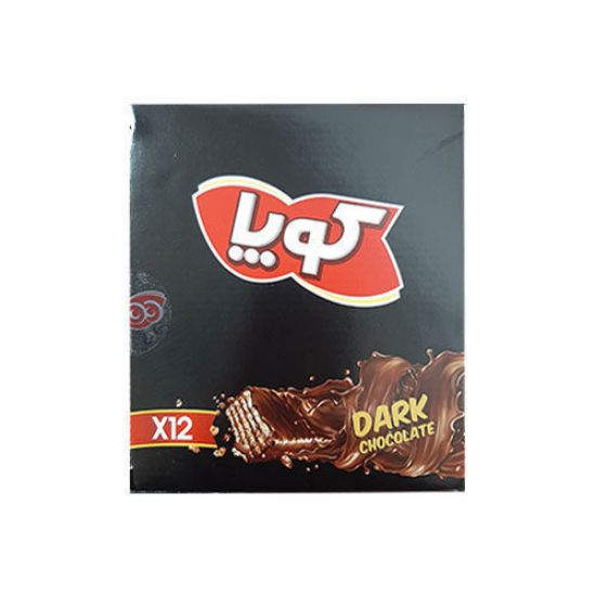 ویفر شکلات تلخ کوپا بسته 12 عددی