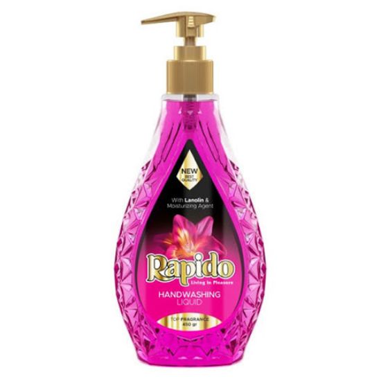 مایع دستشویی شفاف راپیدو سرخابی