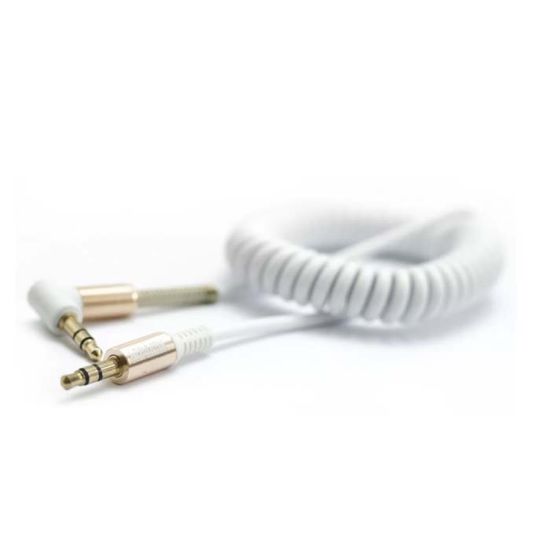 Picture of کابل AUX ریمکس مدل فنری طول 1.8 متر رنگ سفید
