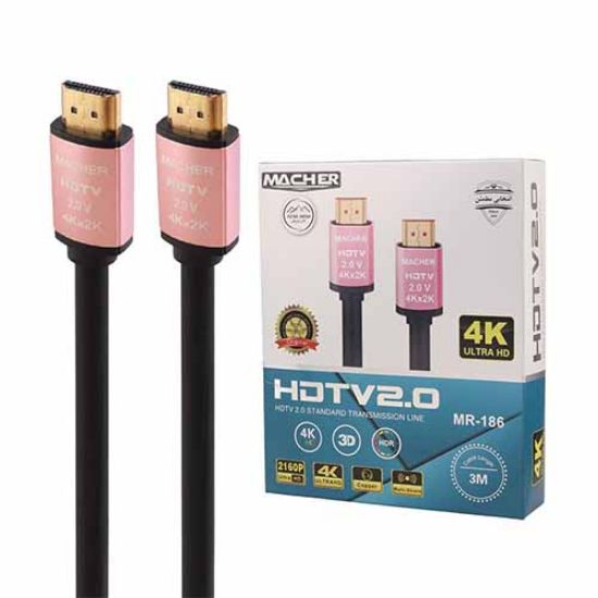 Picture of کابل HDMI مچر 4K مدل MR-186 طول 3 متر