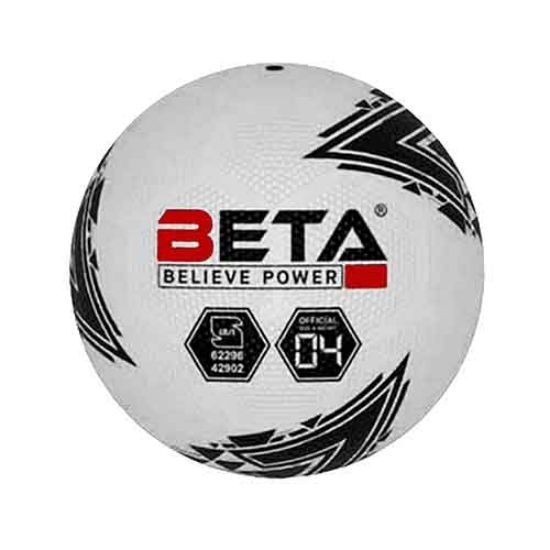 Picture of توپ فوتبال لاستیکی بتا سایز 4 مدل گلف سفید