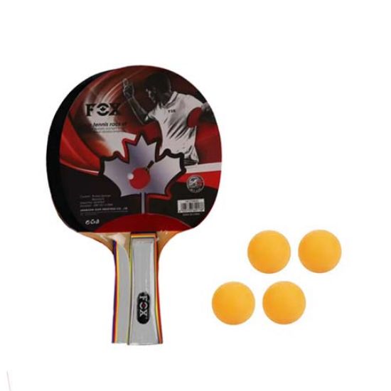 Picture of راکت پینگ پنگ فاکس مدل 2 ستاره به همراه توپ