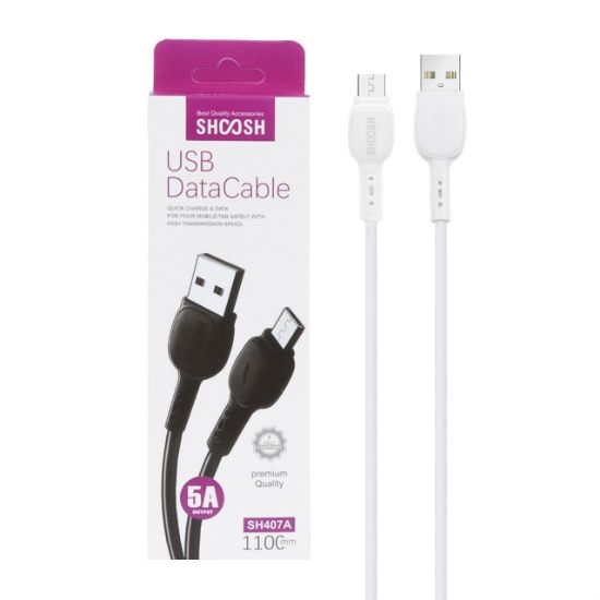 Picture of کابل تبدیل USB به MicroUSB شوش مدل SH407A طول 1.1 متر
