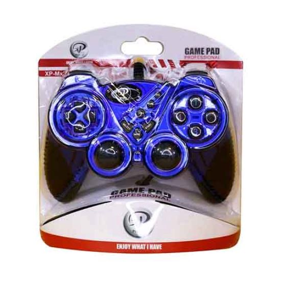 Picture of دسته بازی شوکدار ایکس پی پروداکت مدل MX214 آبی