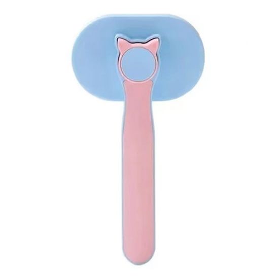 Picture of برس مو سگ و گربه تخلیه دار بایو موزارا کد 1006 آبی-صورتی